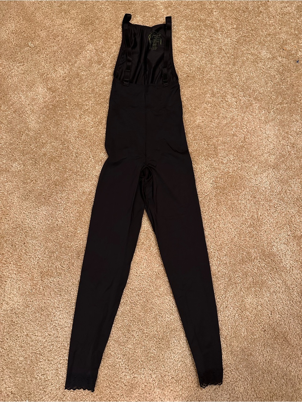 ContourMD Recovery Compression Bodysuit Overalls Black XS 57% Creora Spandex USA
